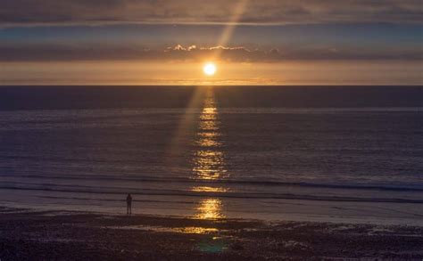 Image Libre Lever Du Soleil Ciel Obscurit Ombre Eau Soleil Mer