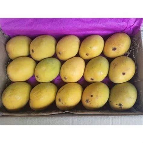 Yellow Ratnagiri Hapus Mango 24 Pis Box Carton Packaging Size 10 Kg