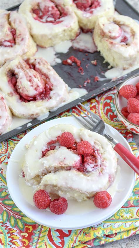 Decadent Raspberry Cinnamon Rolls Recipe Cinnamon Rolls Baking