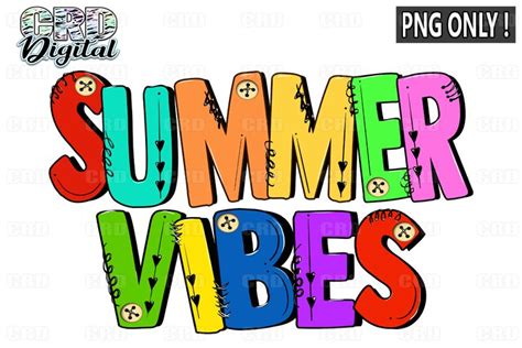 Summer Vibes Sublimation PNG Only 1969019