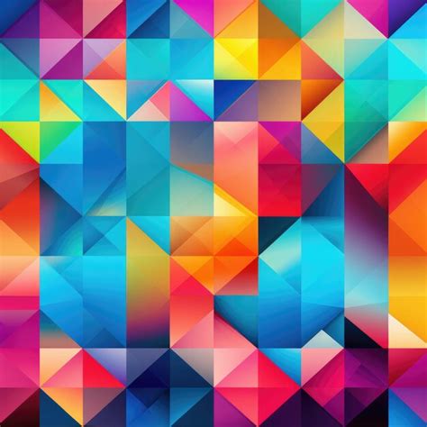 Premium Photo Vibrant Kaleidoscope A Colorful Geometric Design Background