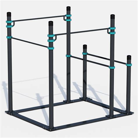 Mobile Calisthenics Cube Mit Drei Reckstangen Und Parallelbarren