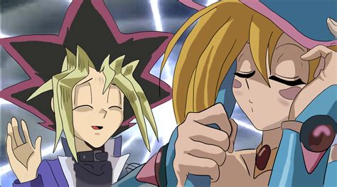 Yugi love dark magician girl by devilslunacy on DeviantArt