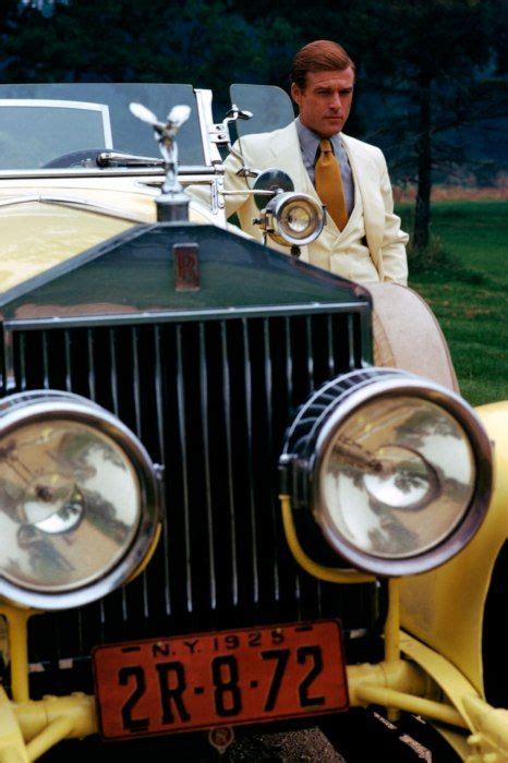 Robert Redford As Jay Gatsby And The Yellow Rolls Royce Photographed By Duane Michals For Vogue