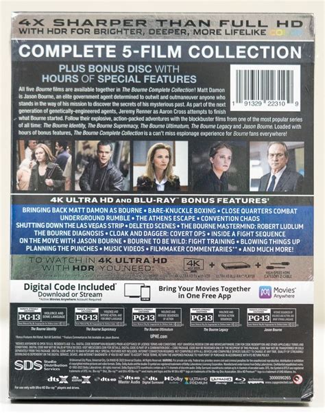 The Bourne Complete Collection 4k Blu Ray 20th Anniversary Hobbies And Toys Music And Media Cds