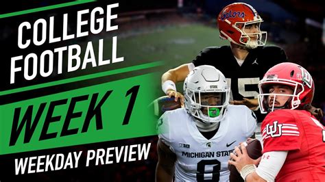 College Football Week 1 Picks And Predictions Cfb 2023 Thursday