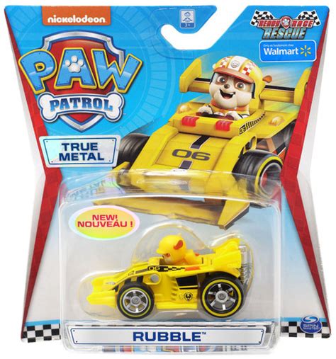 Paw Patrol Ready Race Rescue True Metal Rubble Exclusive Diecast Car