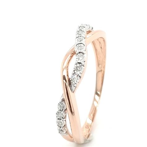 Kt Pink Gold Ring Ct Diamond Catawiki