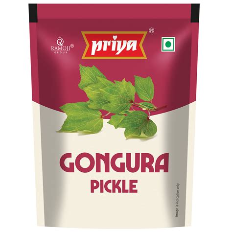 Buy Priya Gongura Pickle With Garlic G Sachet Authentic Telugu