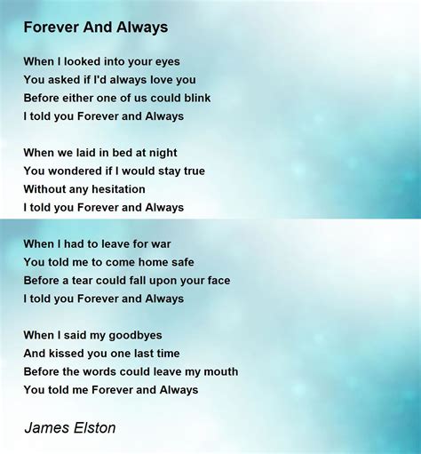 I Will Love You Forever And Always Poem | Sitedoct.org