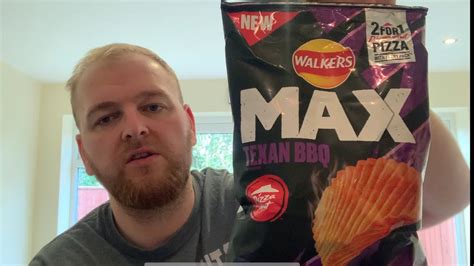 Walkers Texan Bbq Flavour Crisps Review Youtube