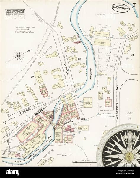 Imagen 7 De Sanborn Fire Insurance Map De Saint Johnsbury Caledonia