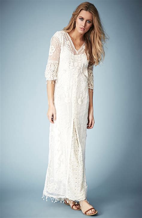 Kate Moss For Topshop Crochet Lace Maxi Dress Online Only Nordstrom