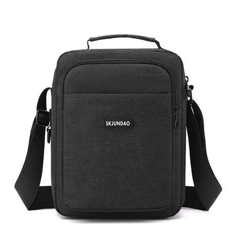 Mens Leisure Nylon Crossbody Bags Men Light Versatile Handbags Large Capacity Waterproof Man