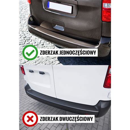 Rear Bumper Protector For Toyota Proace L L Chrom Chromemaster