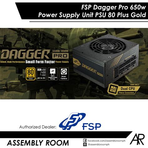 FSP DAGGER PRO 650W 850W Power Supply Unit PSU 80 Plus Gold SFX