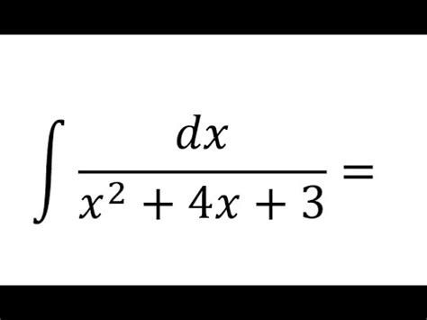 Resolver La Integral Dx X X Sin Fracciones Parciales Youtube