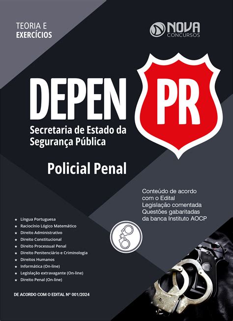 Apostila Depen Pr 2024 Policial Penal