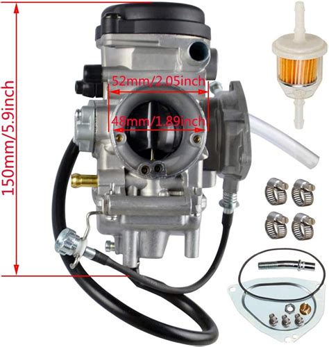 Buy YFM400 Carburetor Carb Kit Compatible With Yamaha Big Bear