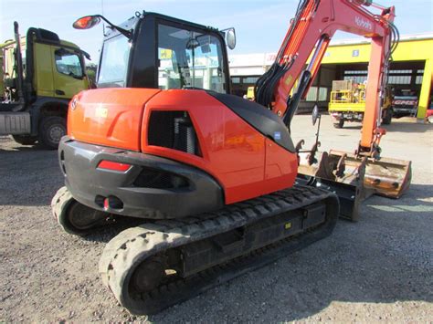 Mini pelle Kubota KX 080 4 alpha 2 mit Löffelpaket Verachtert d