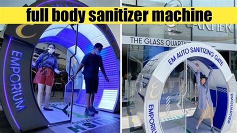 Full Body Sanitizer Machine Fully Automatic Sanitizer Machine Youtube