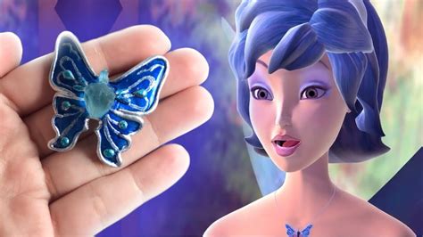 Barbie Fairytopia Azuras Necklace Tutorial Barbie Butterfly Necklace