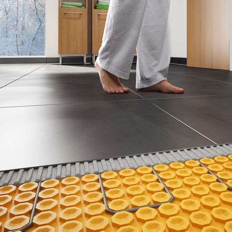 Combine The Beauty And Durability Of Tile With The Comfort Of An