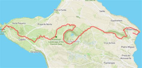 Trace Gps Whalers Great Route Ultra Trail Mfcc Marathon Faial