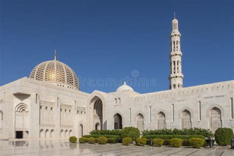 The Grand Mosque in Muscat in Oman Stock Image - Image of grand, city ...