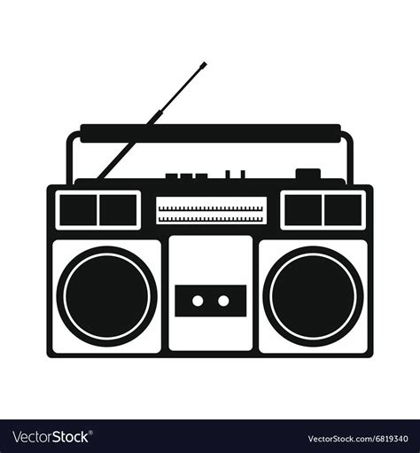 Boombox Line Drawing Artofit