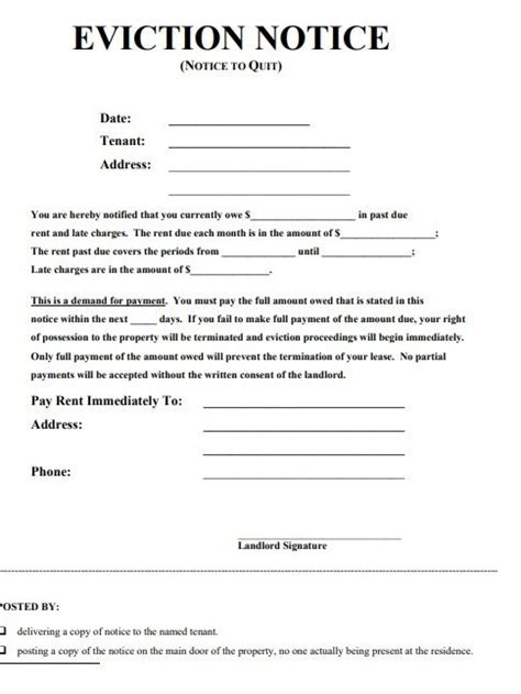 Alberta Eviction Notice Template Alberta Notice To Terminate Tenancy