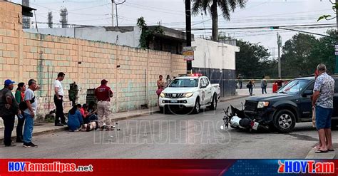 Hoy Tamaulipas Accidentes En Tamaulipas Motociclista Sufre Fractura