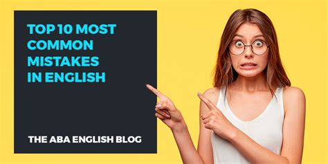 10 Common Mistakes In English That You Can Avoid