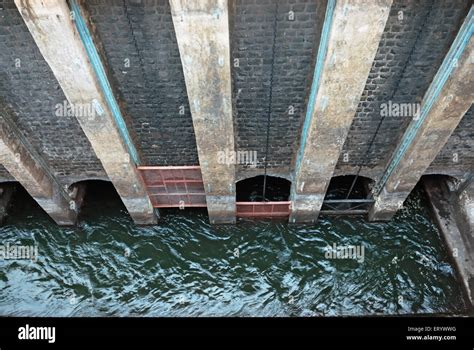 Tansa dam on tansa lake ; Bombay ; Mumbai ; Maharashtra ; India Stock ...