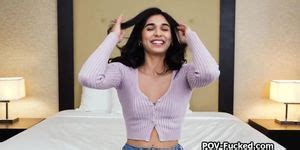 Latina Newbie Spreads Wide For Casting Cock Tnaflix