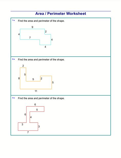 Area And Perimeter Year 3