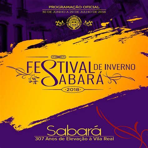 Festival De Inverno Sabar Prefeitura De Sabar