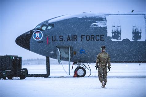 DVIDS Images A KC 135 Stratotanker Crew Chief Prepares His Aircraft