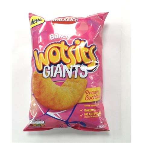 Walkers Wotsits Giants Prawn Cocktail Snacks