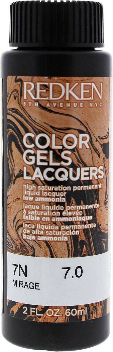 Permanente Kleur Redken Color Gel Lacquers 7n Mirage 3 X 60 Ml