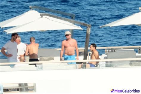 Leonardo Dicaprio Sunbathing On A Yacht In Sardinia Naked Male