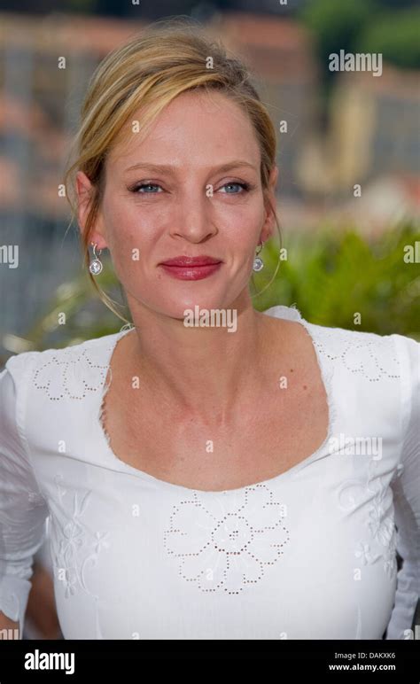 Us Actress And Jury Member Uma Thurman Poses During The Jury Photocall