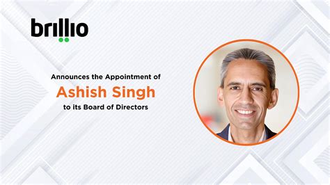 Brillio Welcomes Ashish Singh To Its Board Of Directors Martech Edge Best News On Marketing