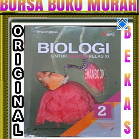 Jual Buku Biologi Sma Kelas Xi Irnaningtyas Peminatan Erlangga