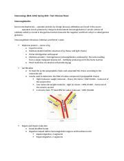 Immunology Review Test Autorecovered Docx Immunology Biol