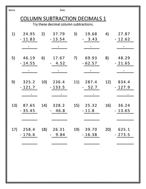 Grade 5 Math Work