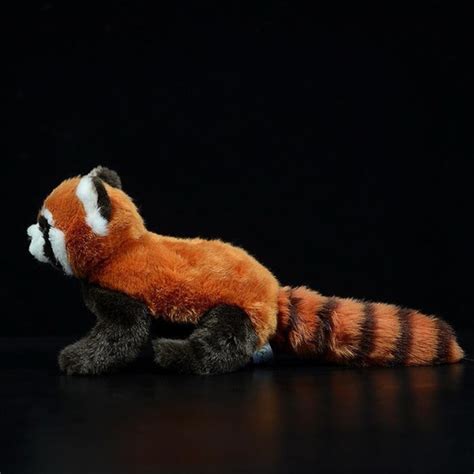 Cute Red Panda Realistic Animal Plush Stuffed Toy Etsy