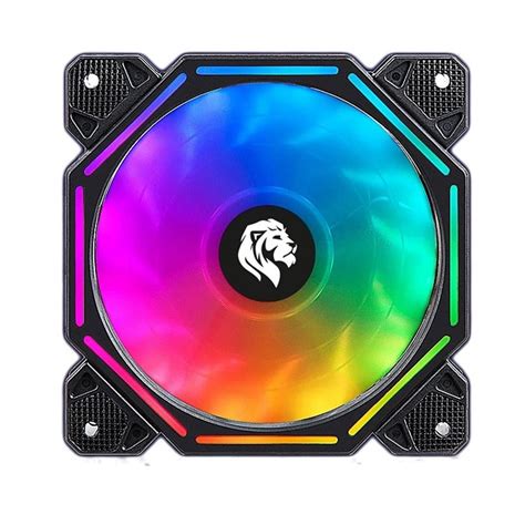 COOLER FAN PARA GABINETE 120MM FC1303 4 PINOS MOLEX RGB HAYOM BOX