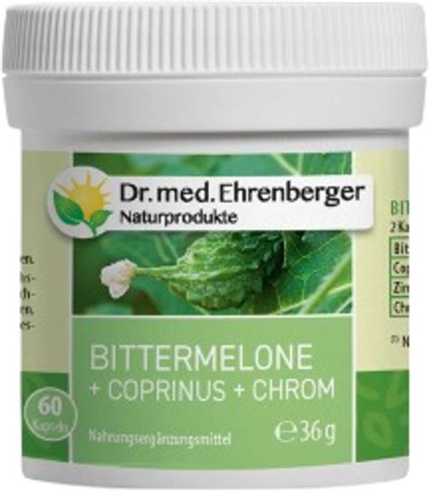 Bittermelone 60 Kapseln Dr Med Ehrenberger Bio Naturprodukte