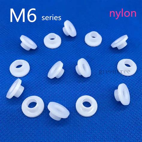 M6 Plastic Transistor Washer Insulation Bush Nylon Step T Type Bushing